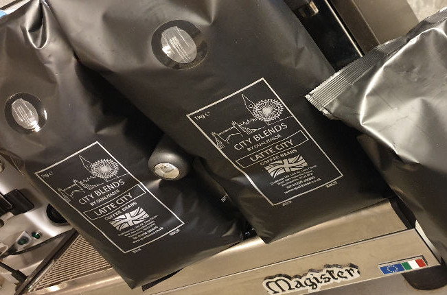Coffee beans for the UK foodservice industry